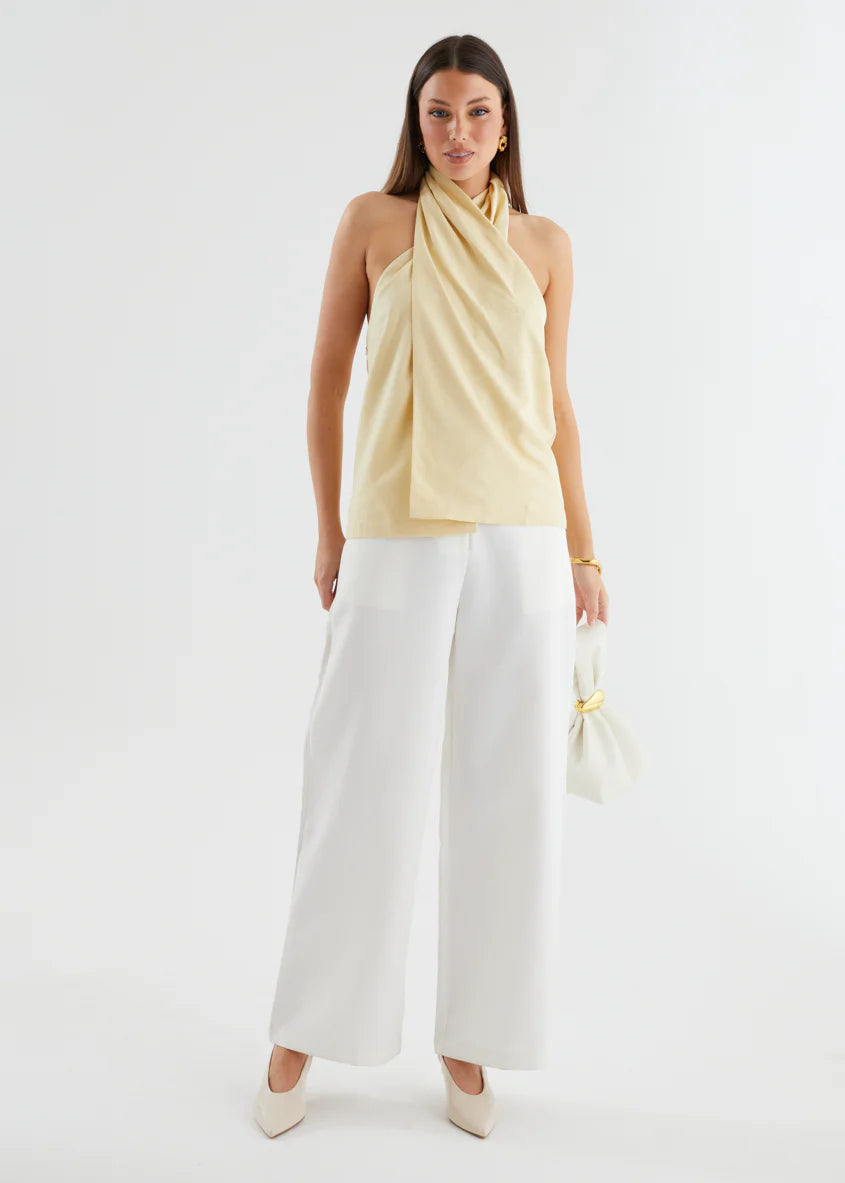 Otto Halter Top - Banana