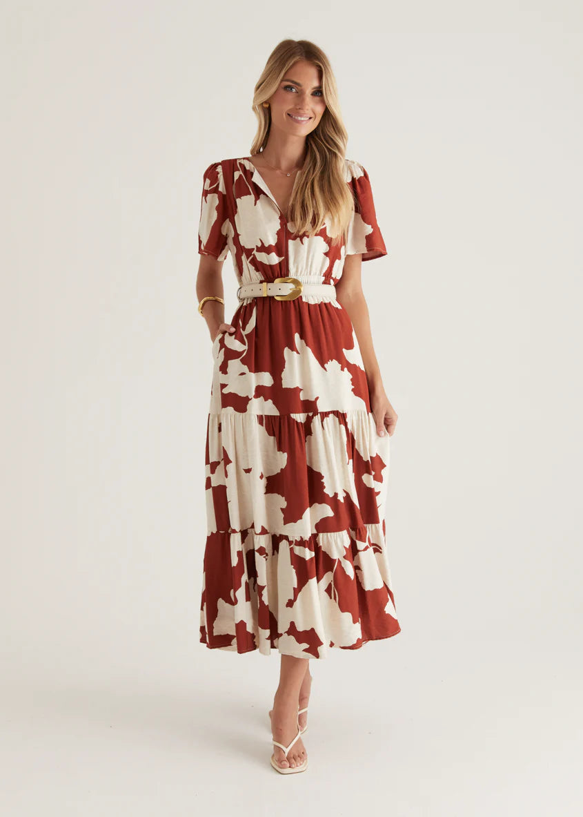 Katherine Maxi Dress - Auburn Floral
