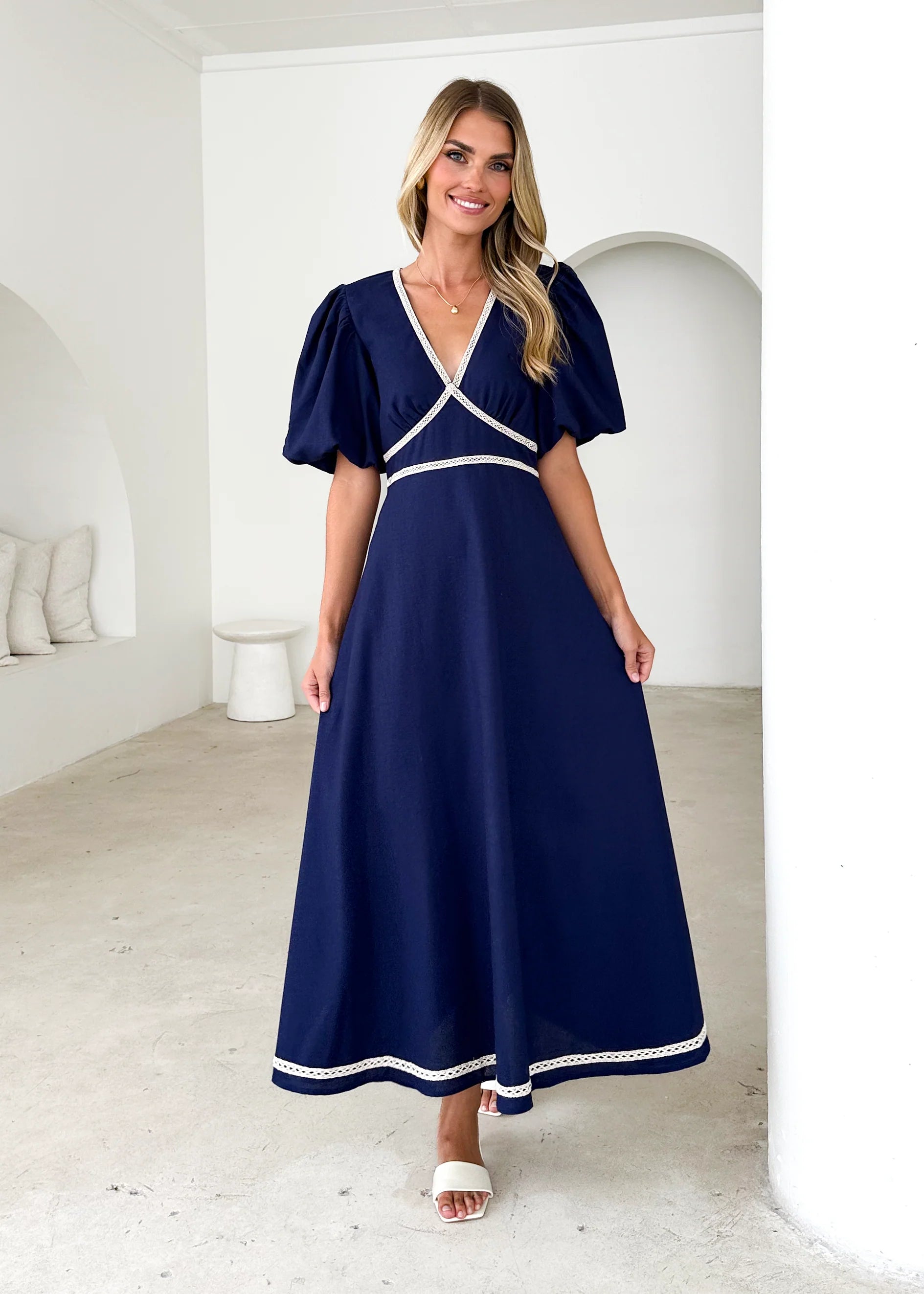 Ellodie Maxi Dress - Navy