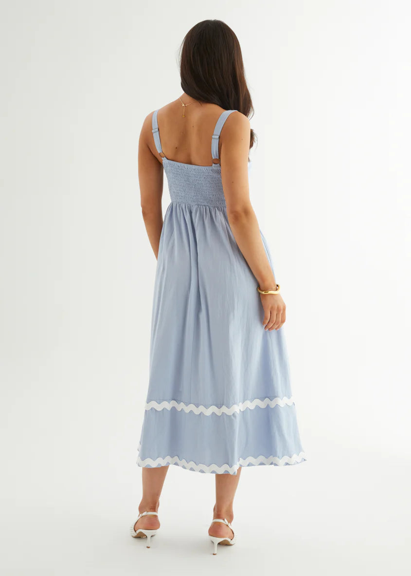 Vanya Maxi Dress - Blue
