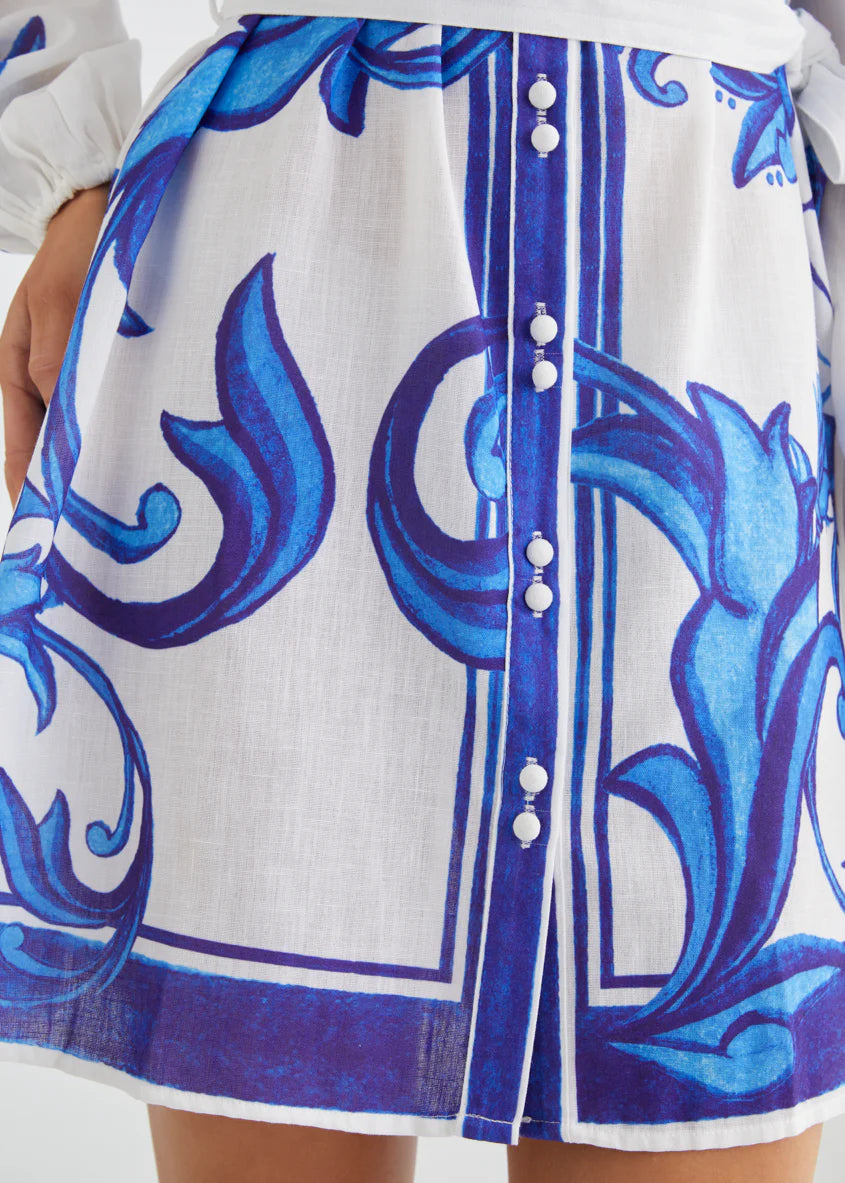 Nicoletta Dress - Blue Zayna