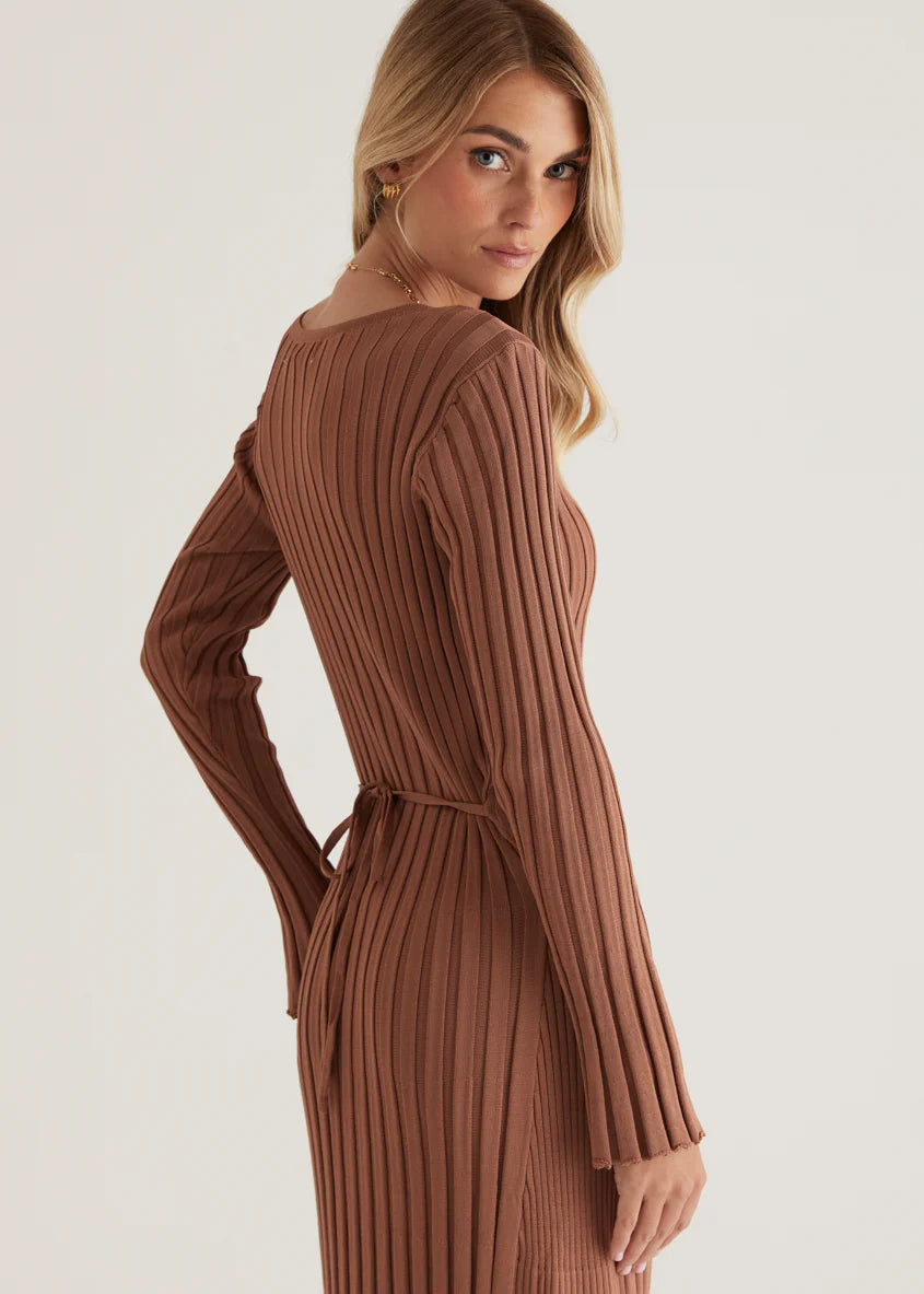 Norah Knit Maxi Dress - Clay
