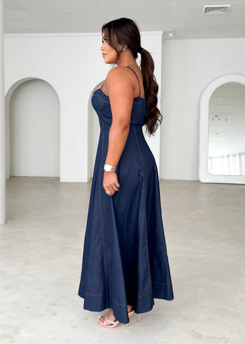 Braelynn Maxi Dress - Indigo