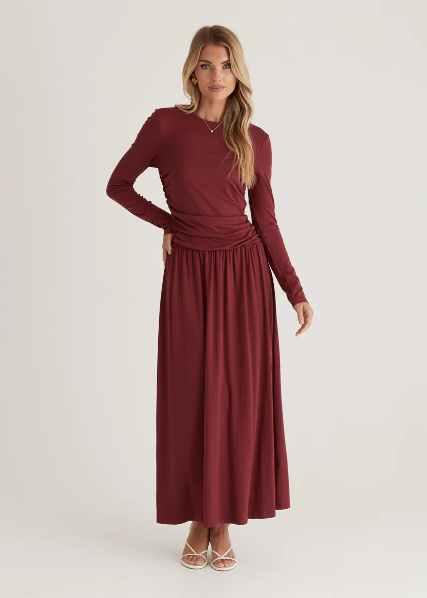 Siobhan Maxi Dress - Wine