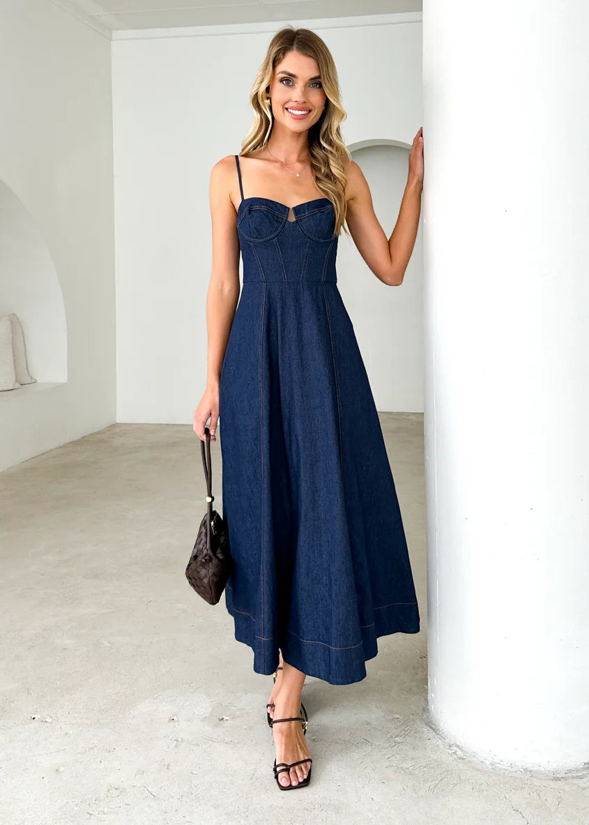 Braelynn Maxi Dress - Indigo