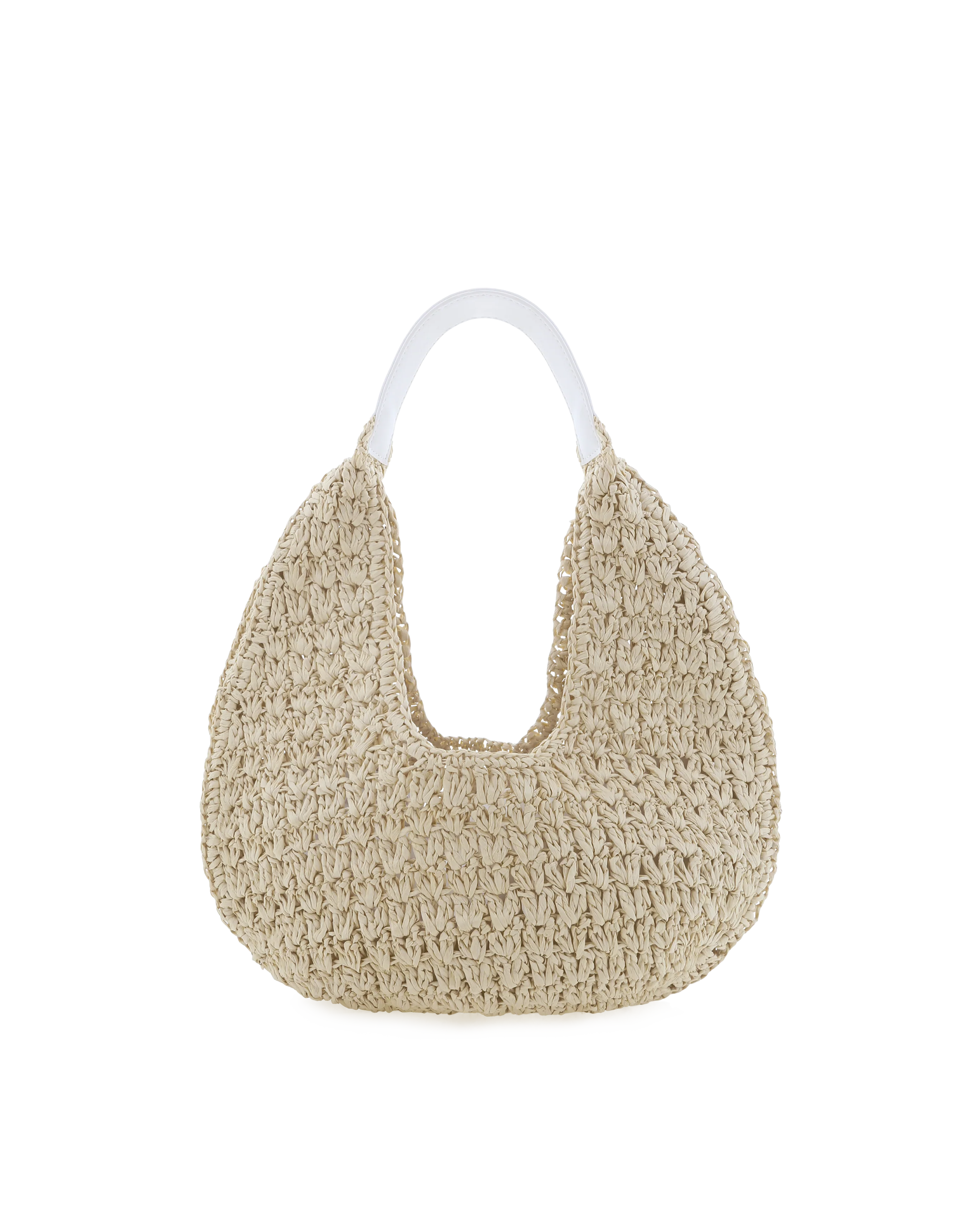 Jasmine Shoulder Bag - Natural Raffia