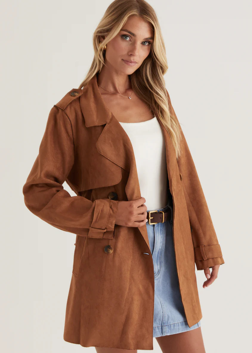 Lexington Suede Jacket - Tan