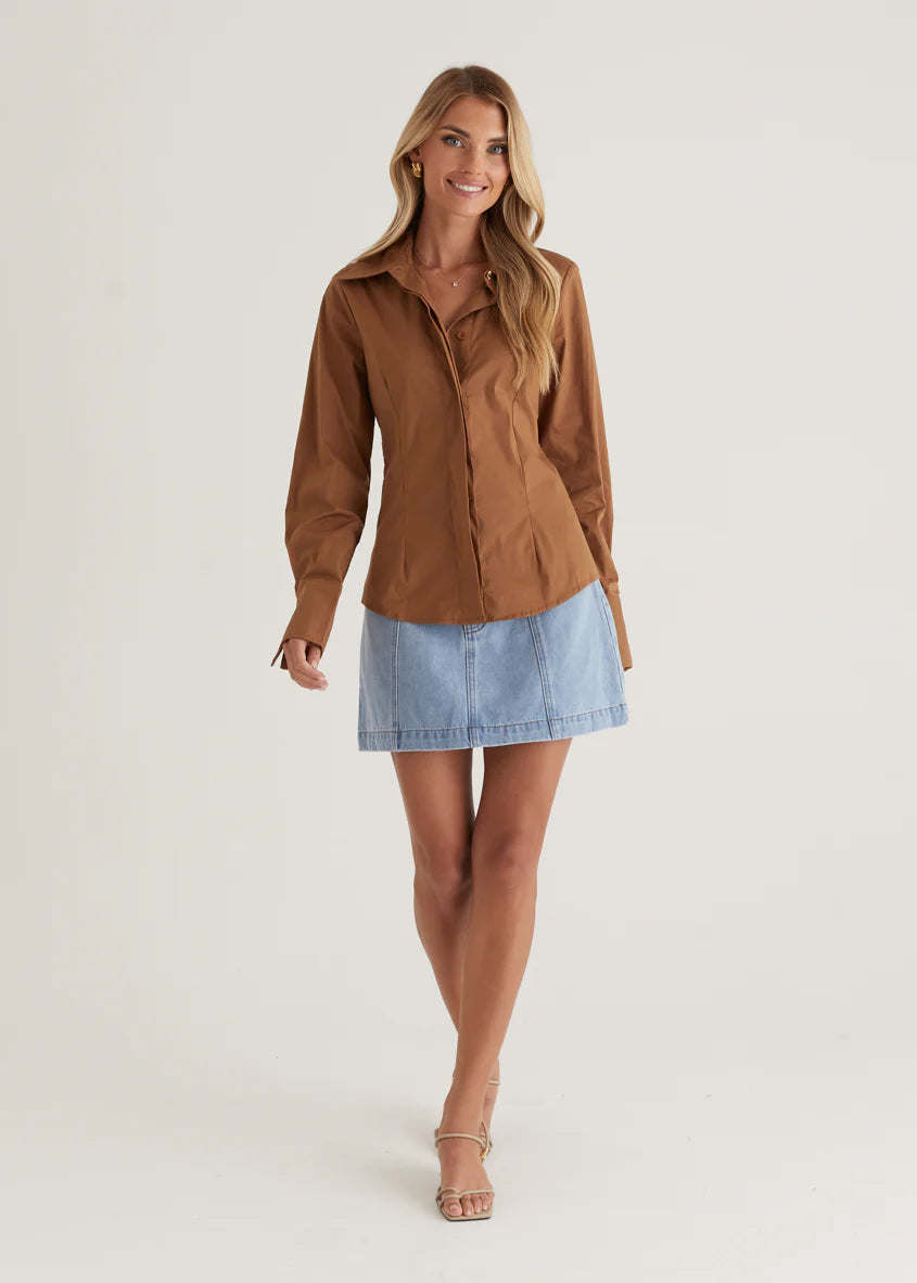 Sianna Shirt - Camel