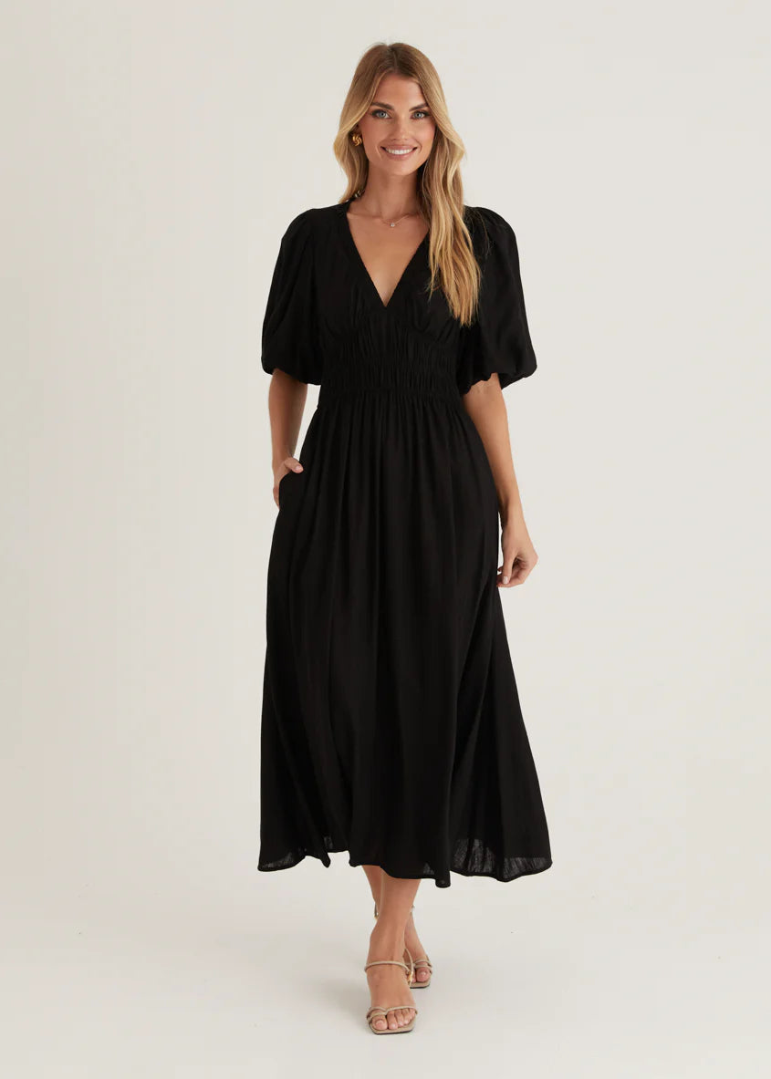 Mecca Maxi Dress - Black