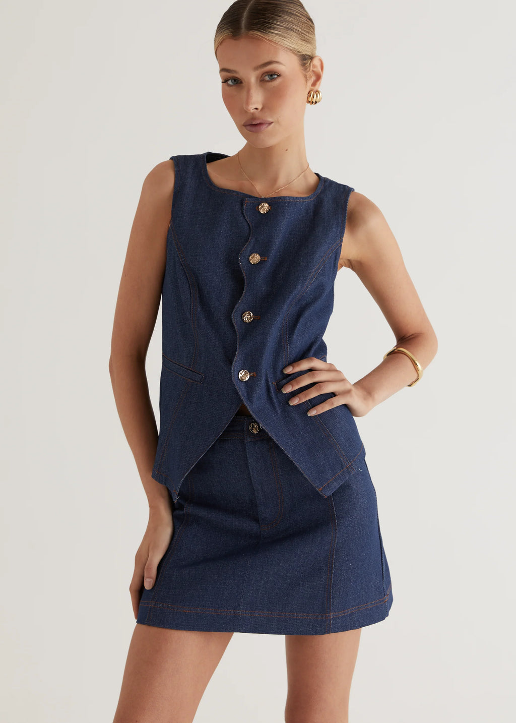 Zola Denim Set - Indigo