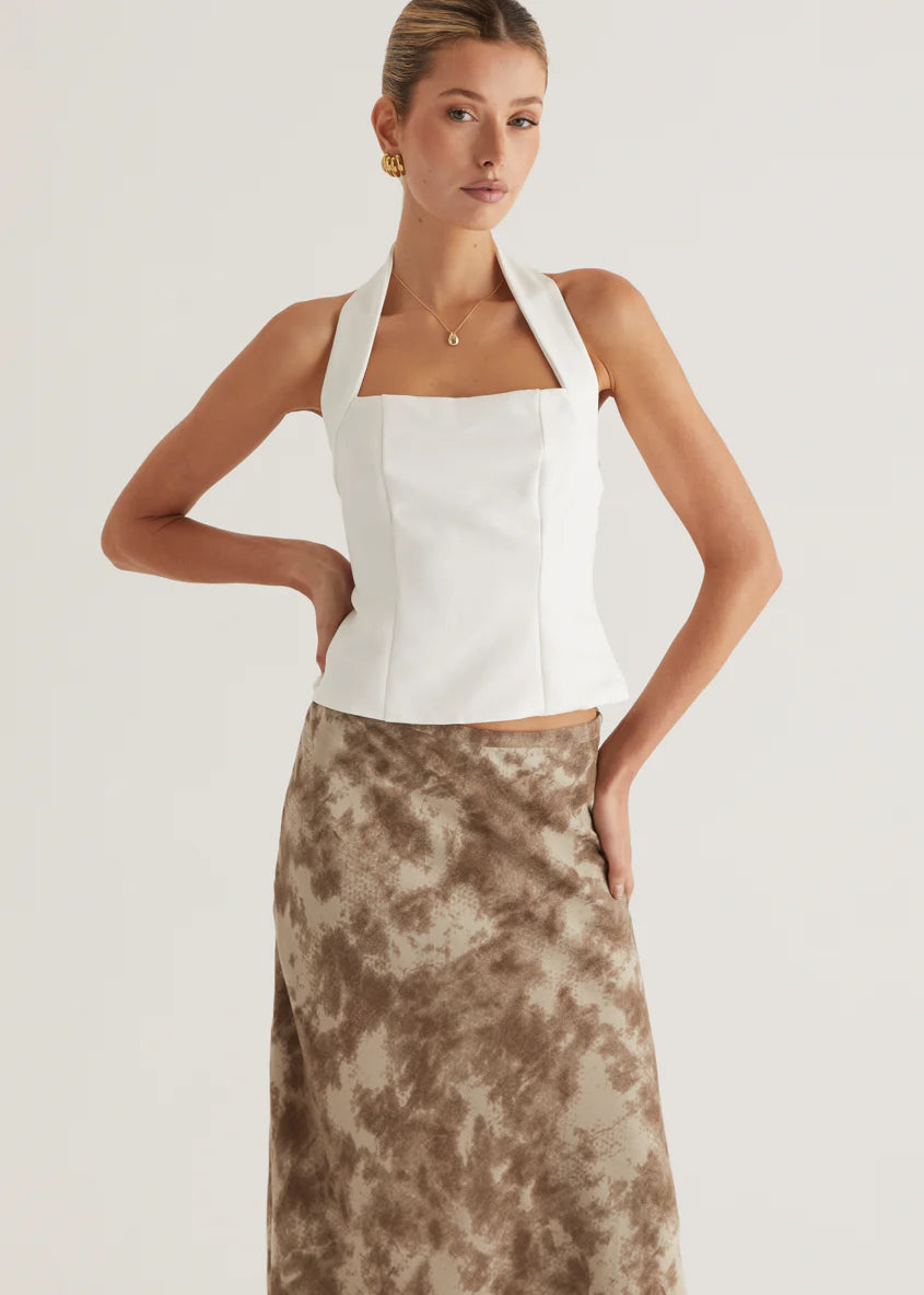 Nitro Halter Top - Off White