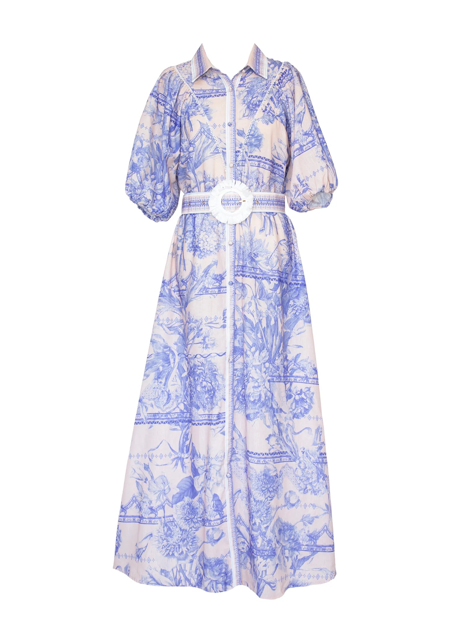 Jolene Maxi Dress - Porcelain