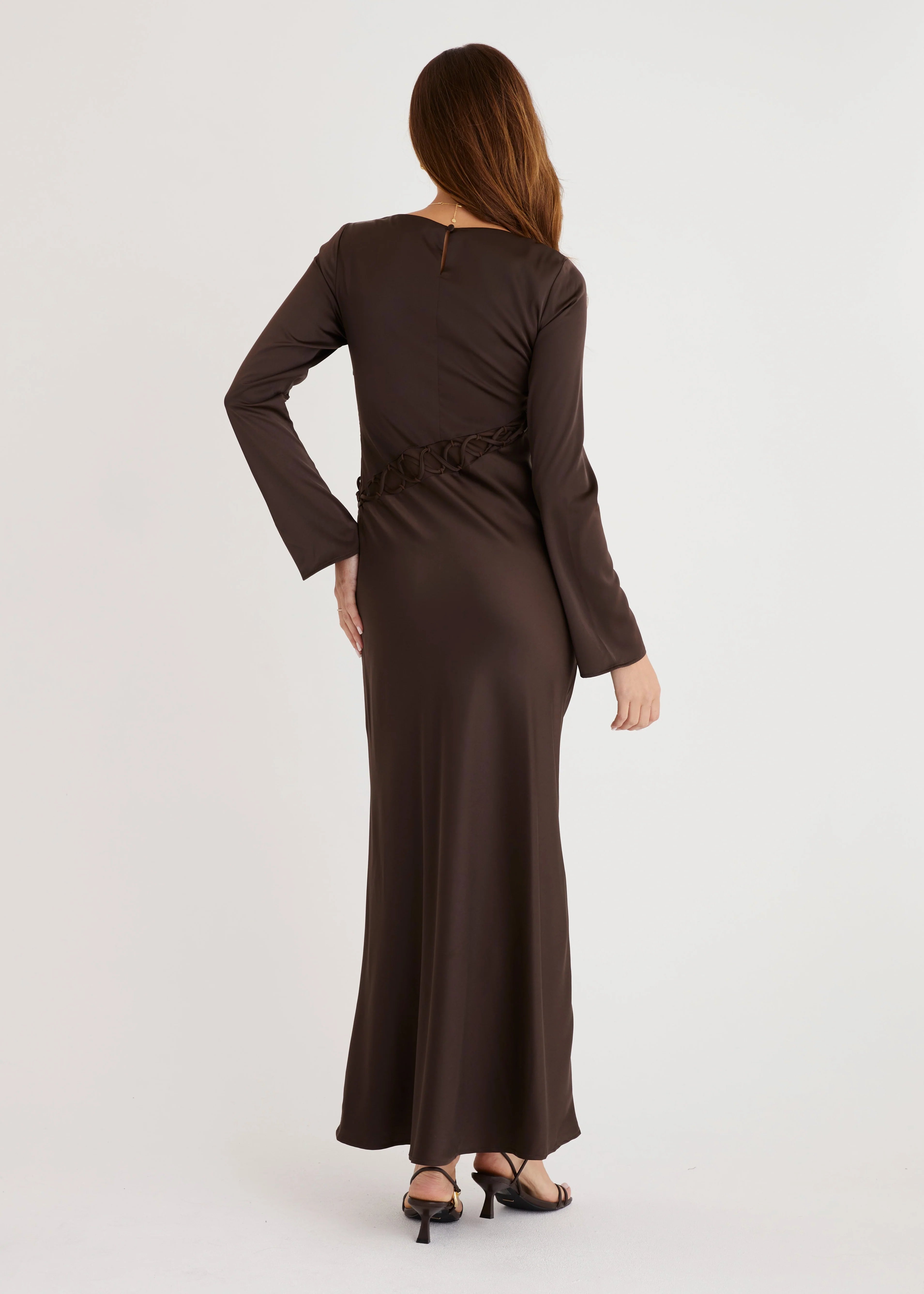 Roby Maxi Dress - Chocolate