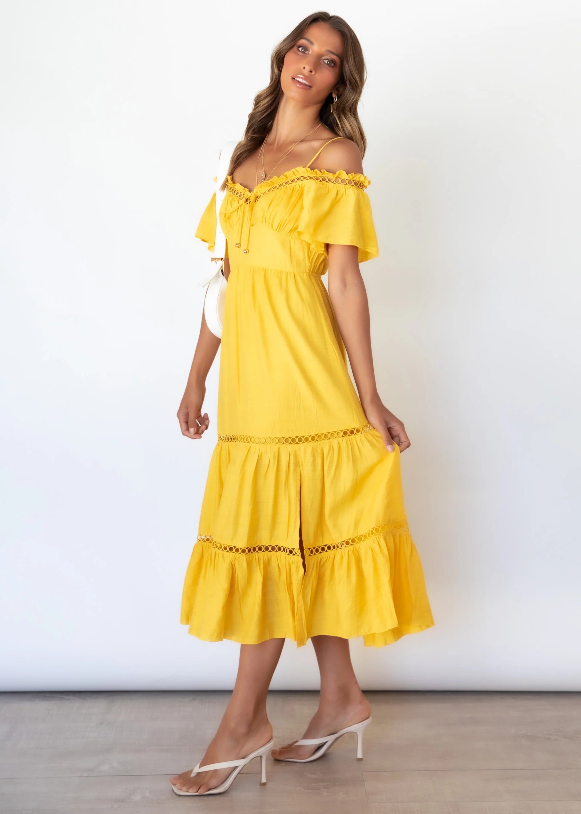Fools Love Midi Dress - Sunshine