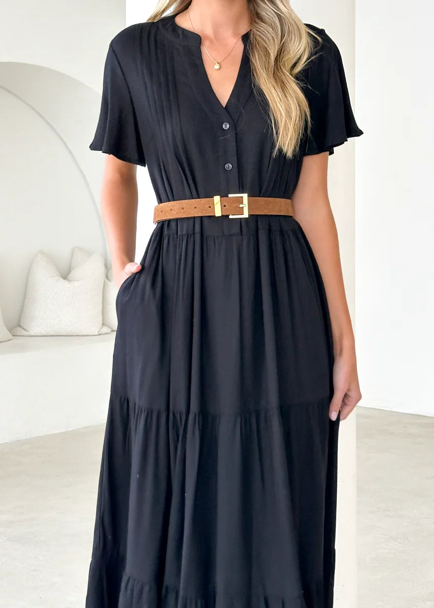 Niaomi Maxi Dress - Black