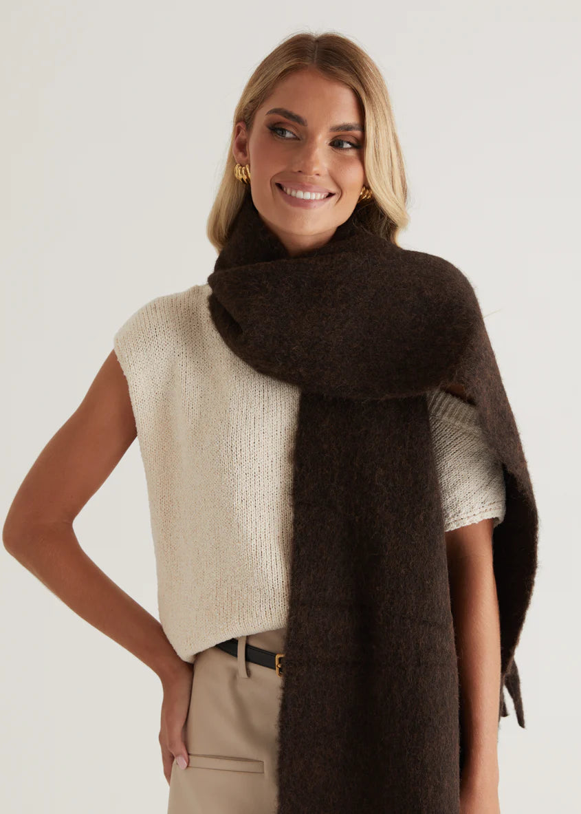 Charli Scarf - Dark Choc