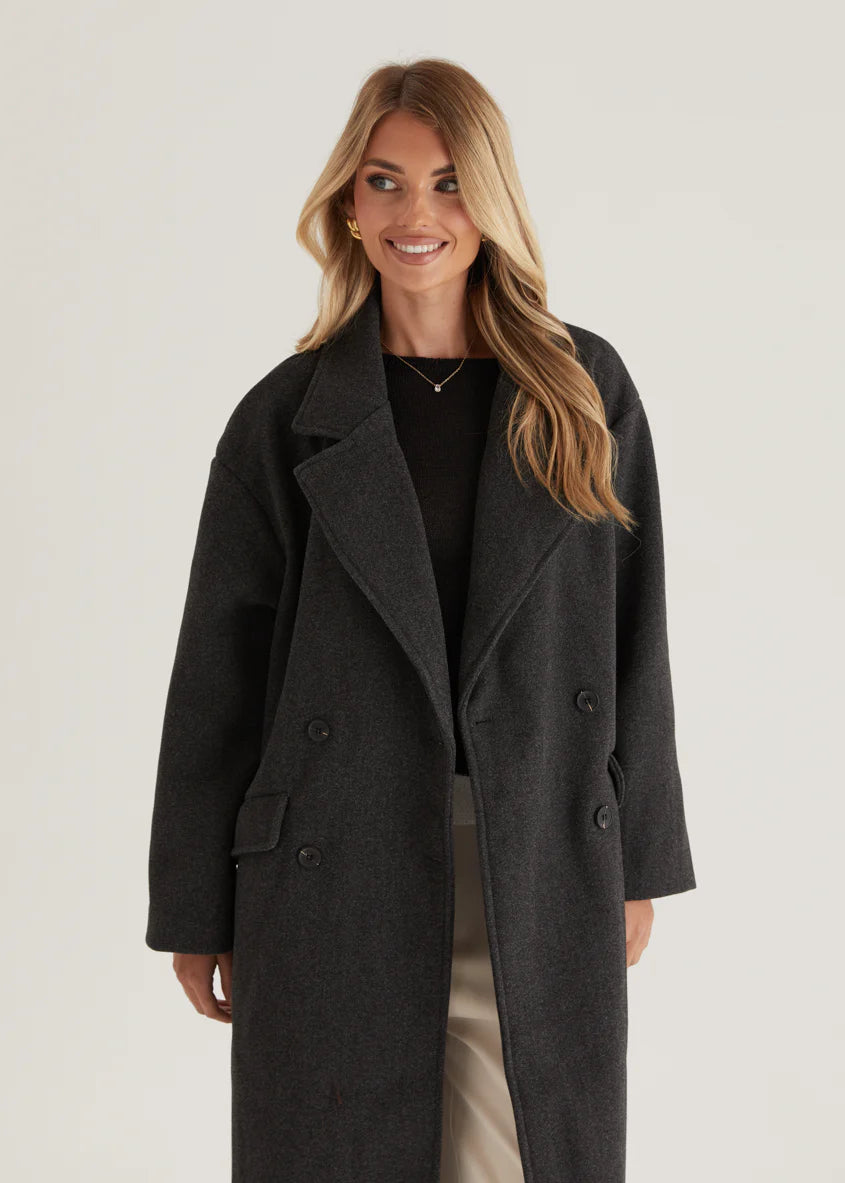 Mayfield Coat - Charcoal