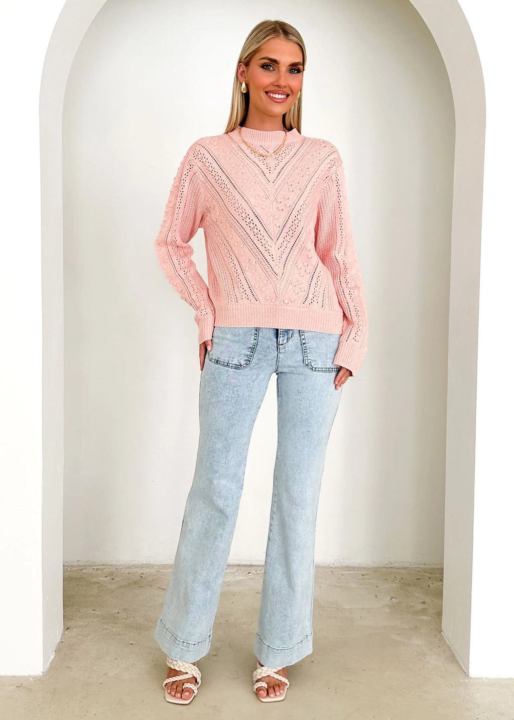 Elyse Sweater - Pink