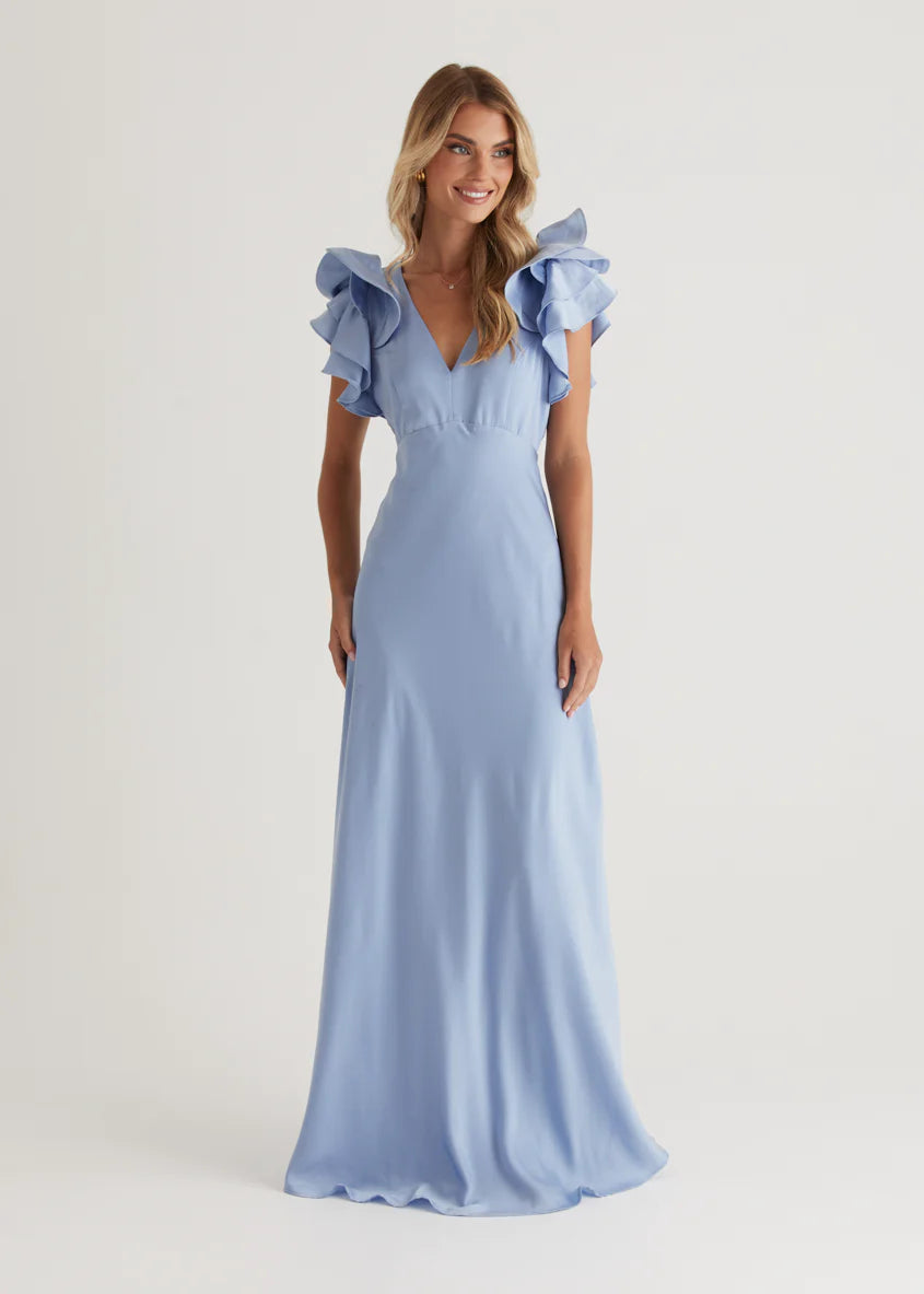 Dali Maxi Dress - Sky Blue