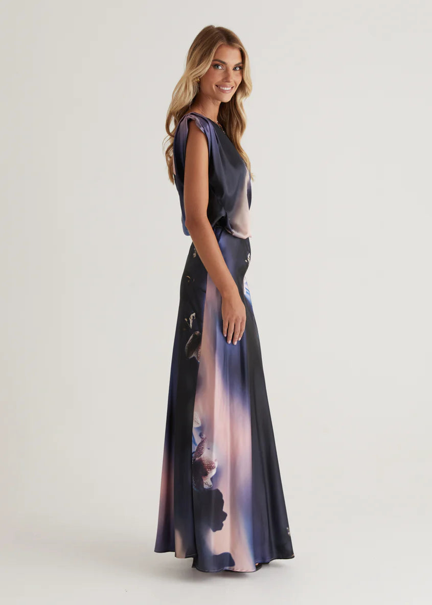 Venus Maxi Skirt - Orchid