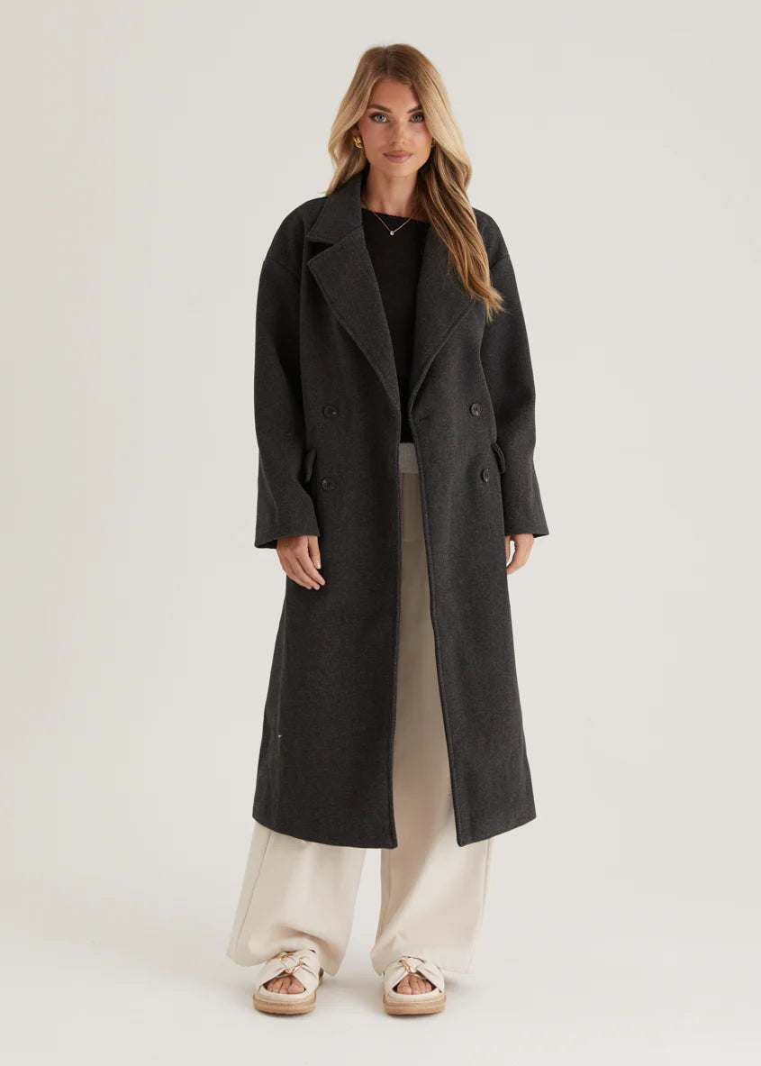 Mayfield Coat - Charcoal