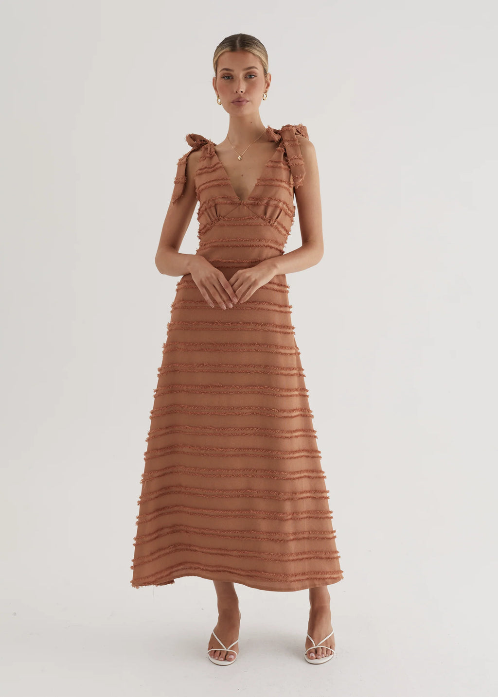 Bella Maxi Dress - Tan