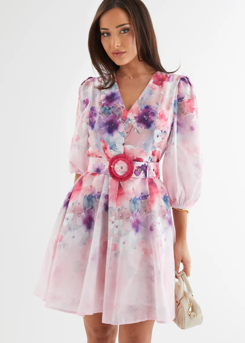 Leslee Dress - Lavender Blossom