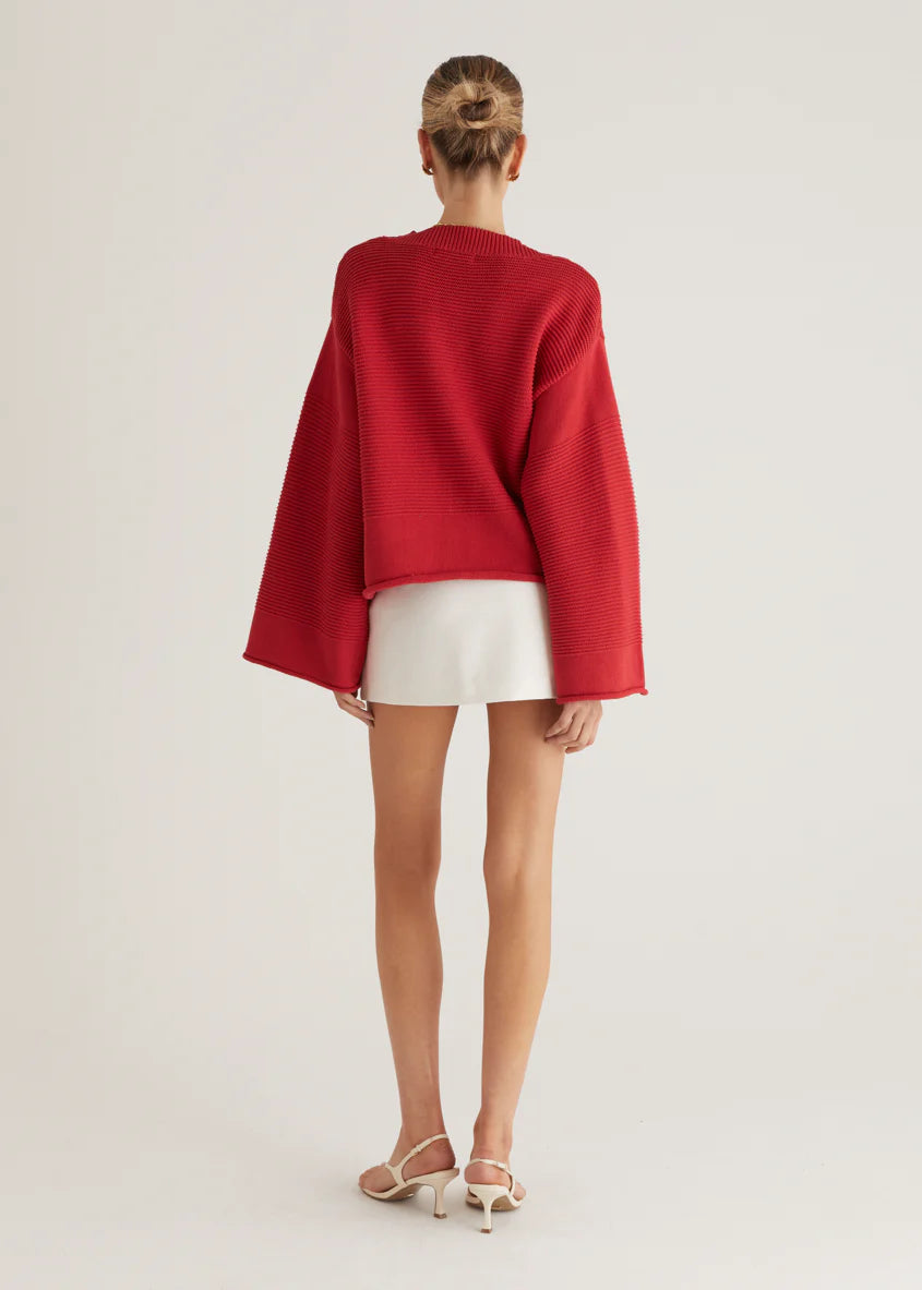 Marsielle Sweater - Red