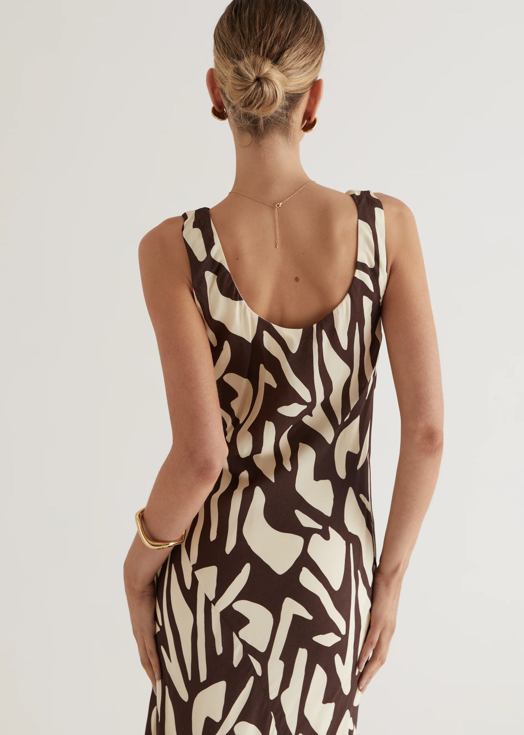 Sambar Maxi Dress - Choc Vanilla