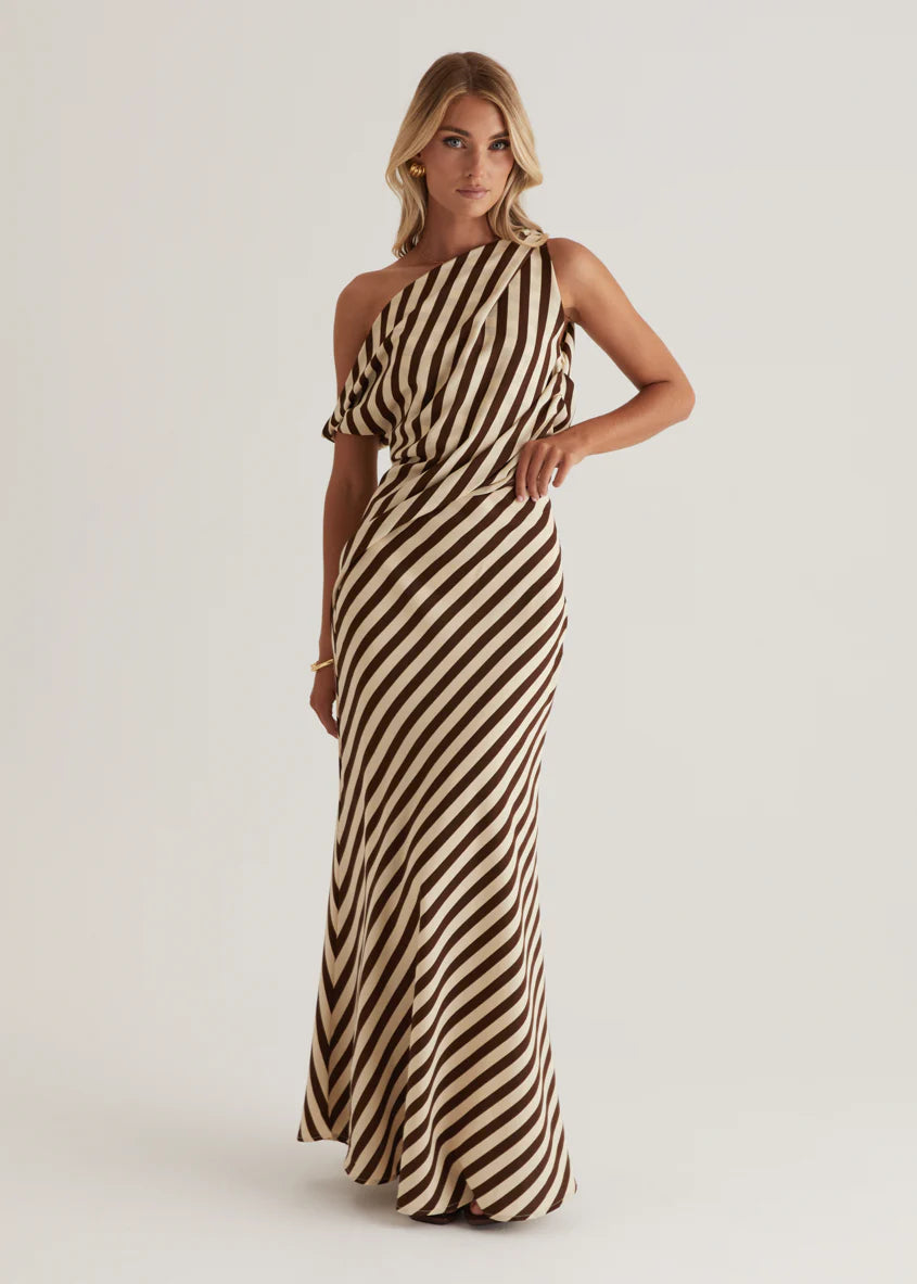 Catalina Set - Choc Stripe