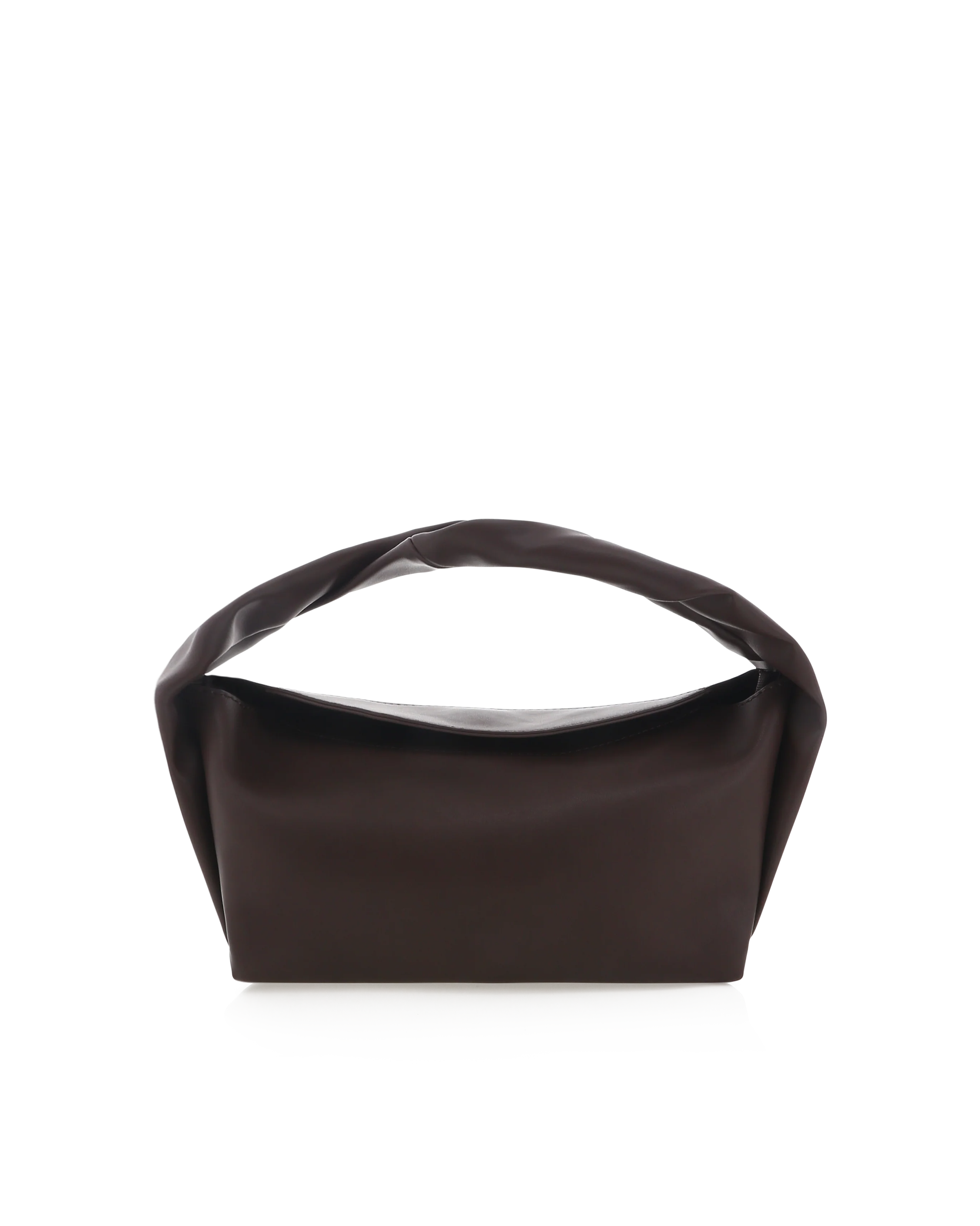 Olive Handle Bag - Chocolate