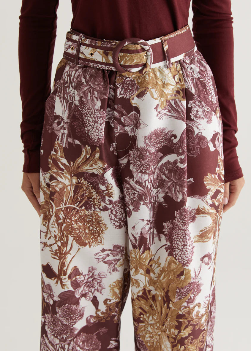 Tethroe Pants - Merlot Chateau