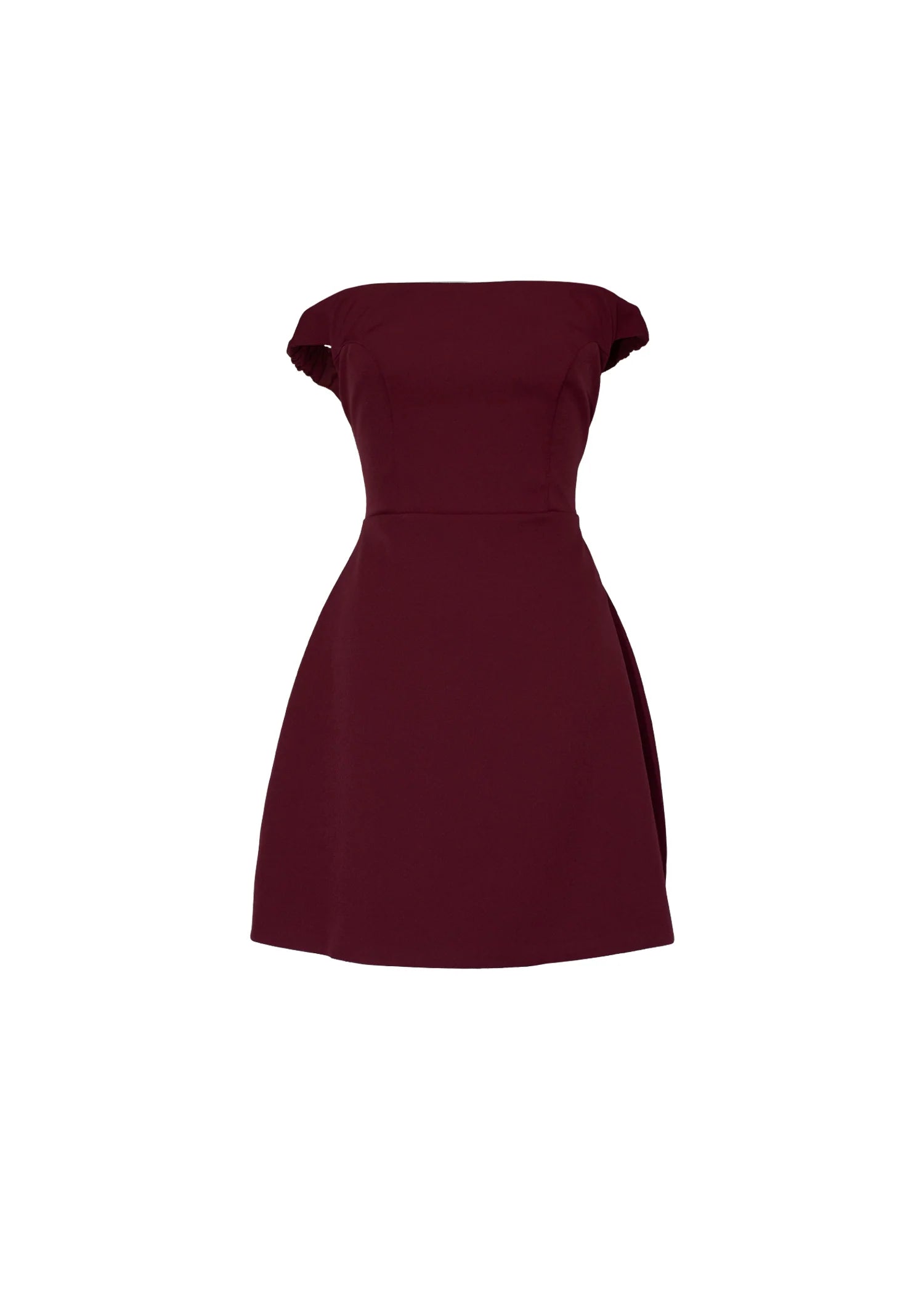 Lexa Off Shoulder Dress - Cherry