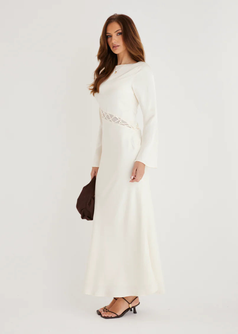 Roby Maxi Dress - Cream