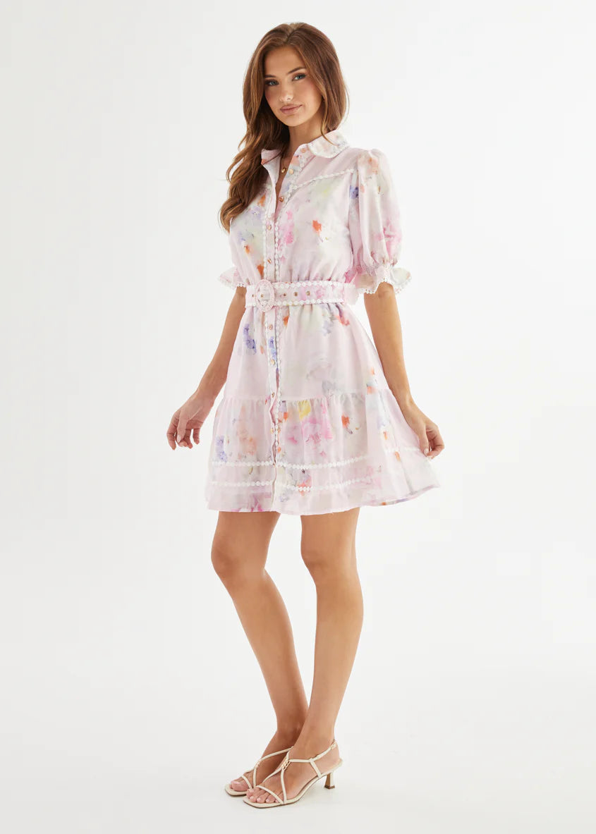 Celetia Dress - Pink Floral