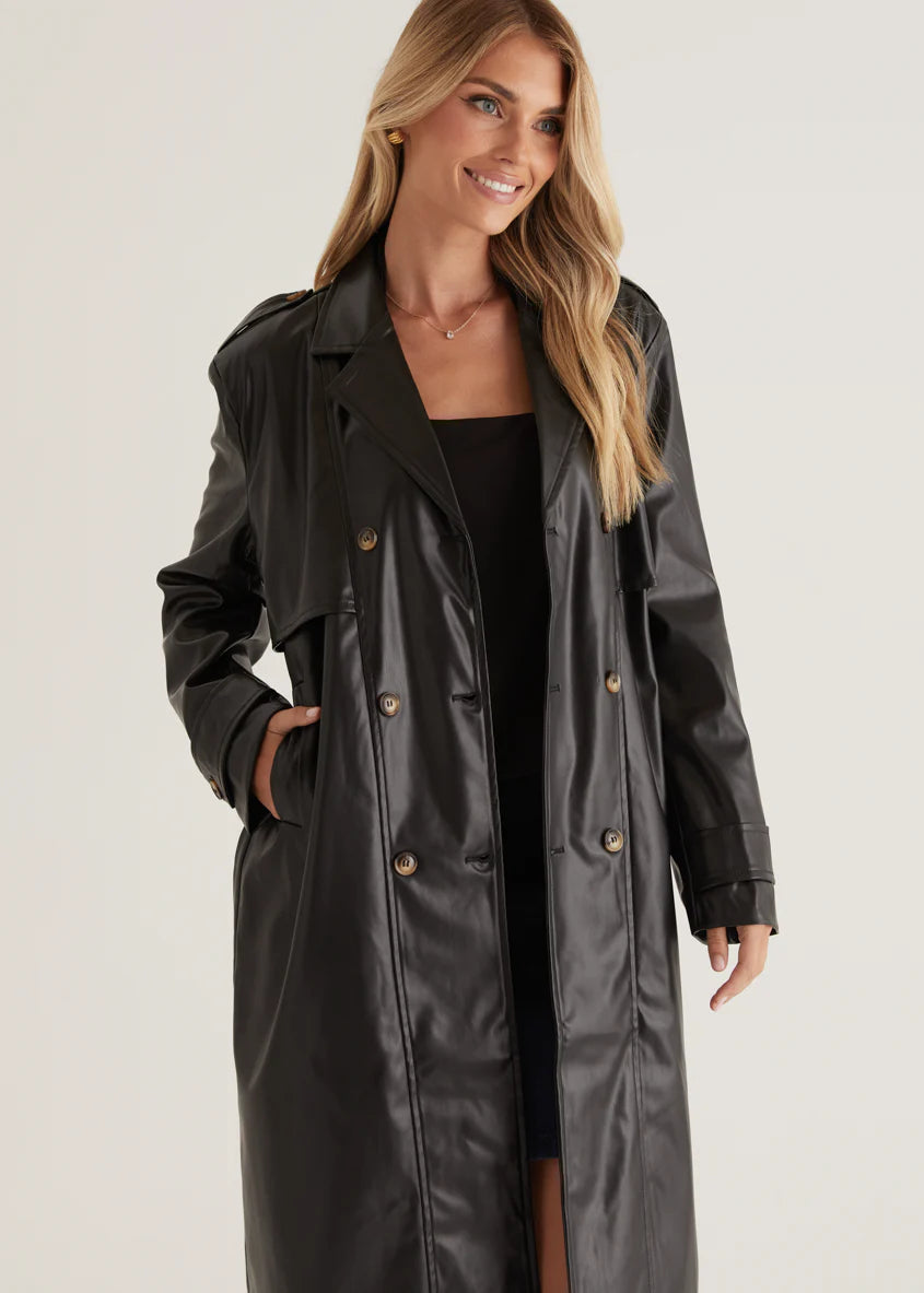 Ria Pu Trench - Black
