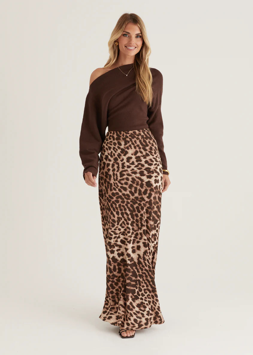 Savanna Maxi Skirt - Leopard