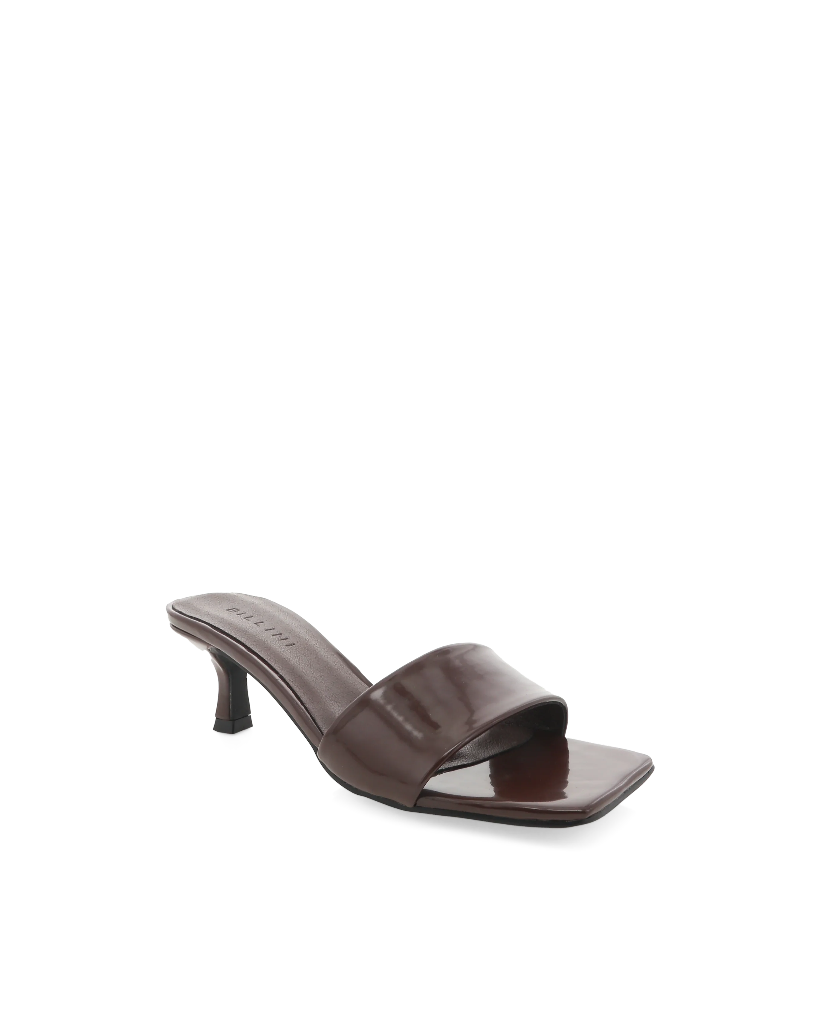 Olga Heels - Choc Shine