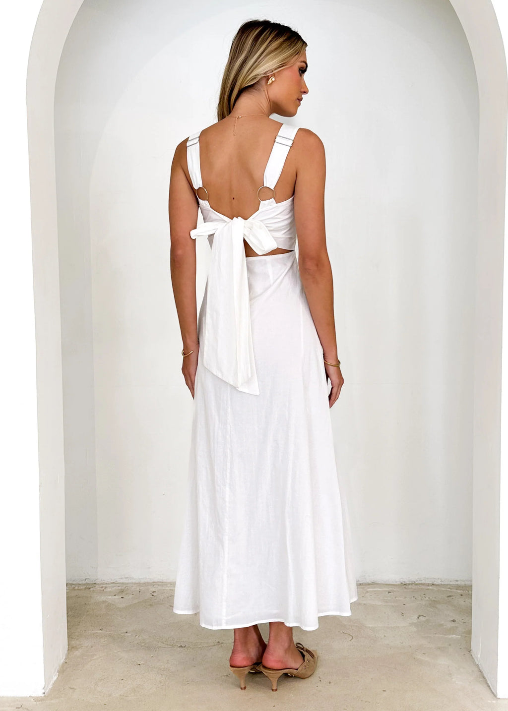 Palace Maxi Dress - Off White