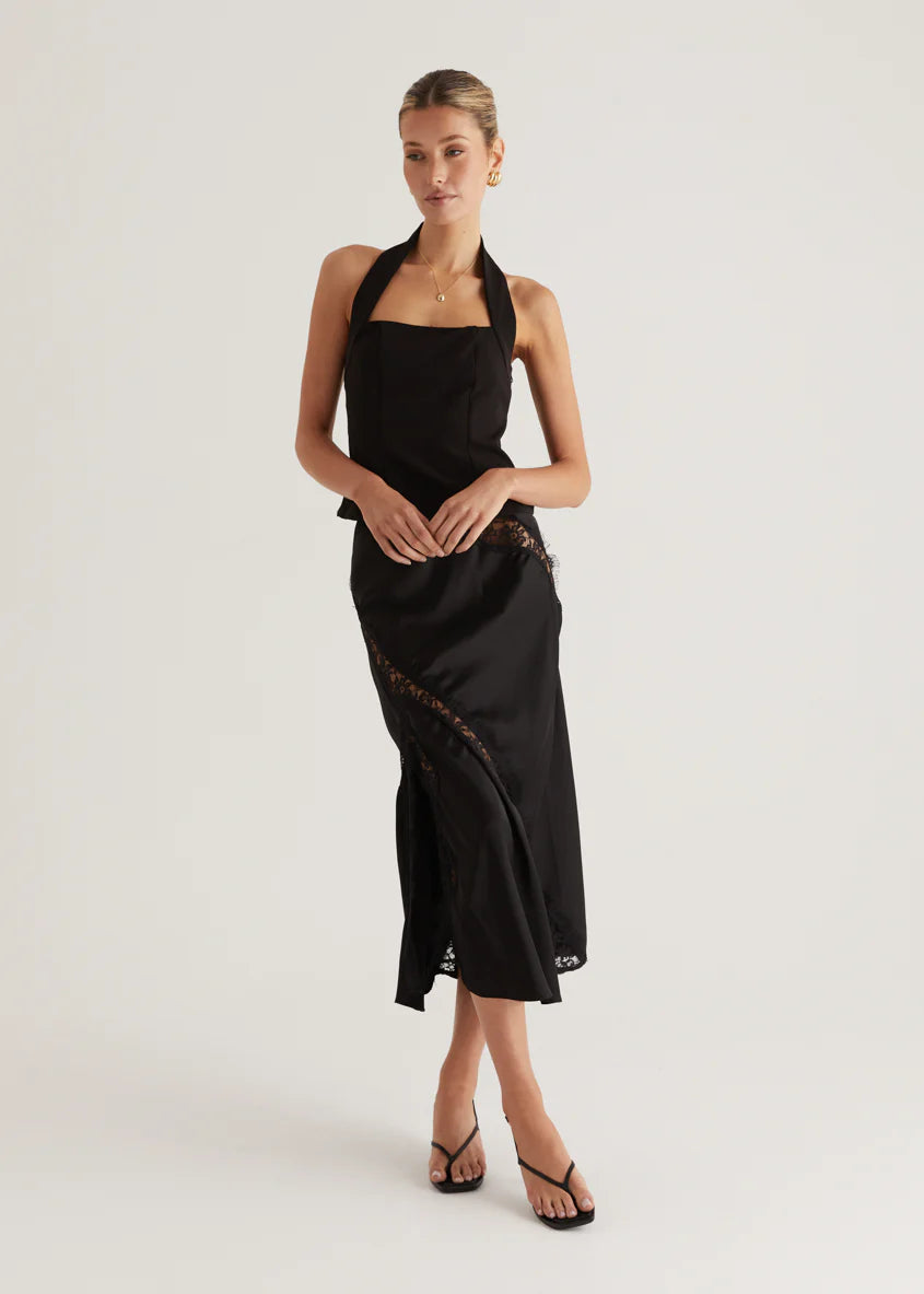 Nitro Halter Top - Black