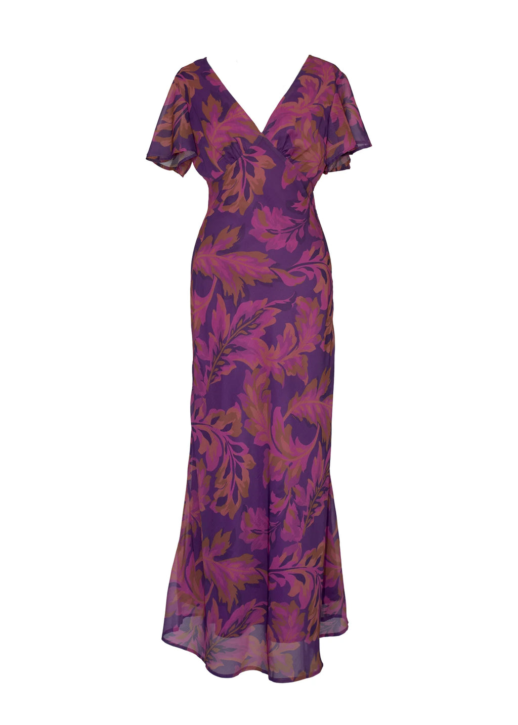 Cabana Maxi Dress - Magenta Floral