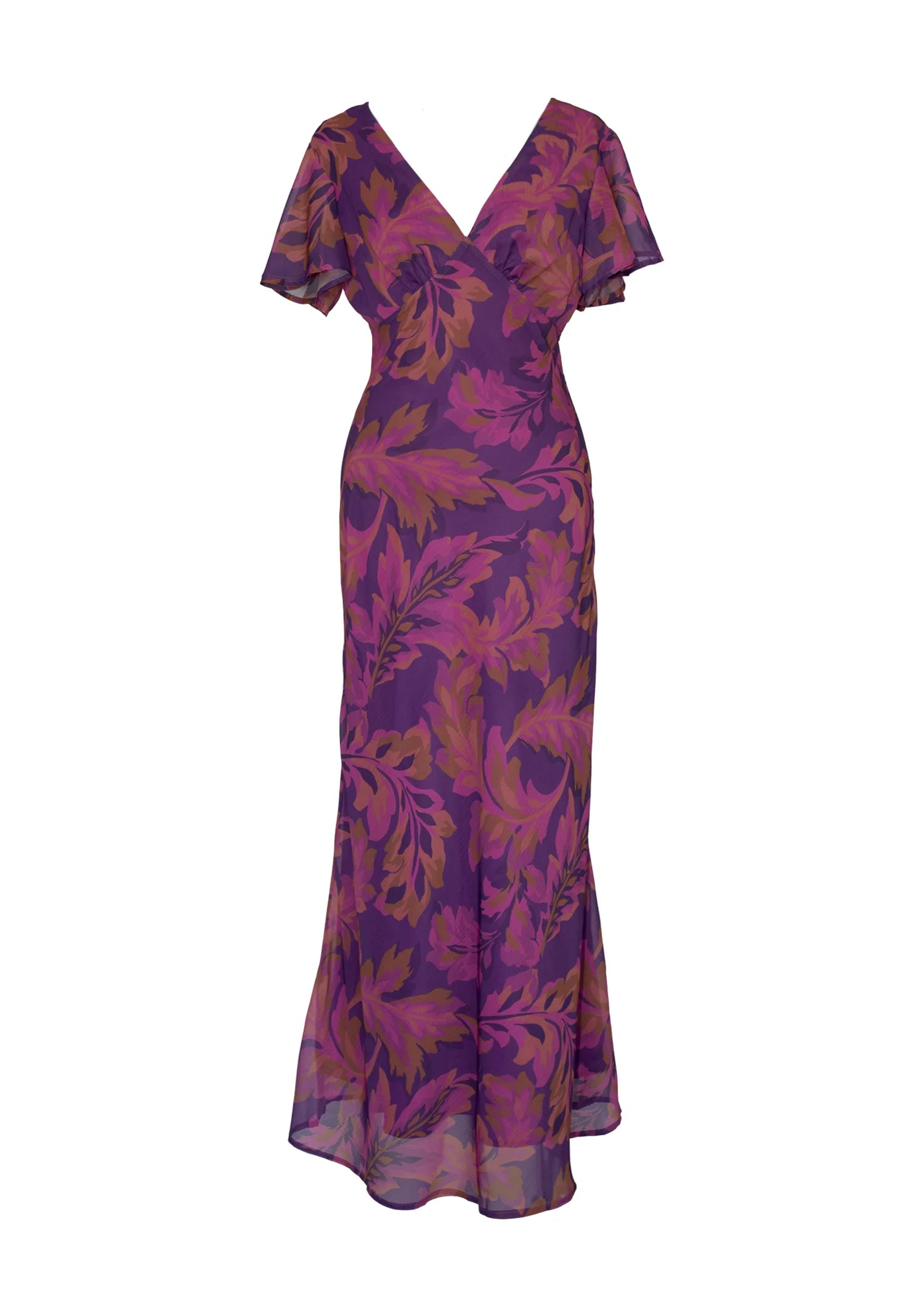 Cabana Maxi Dress - Magenta Floral