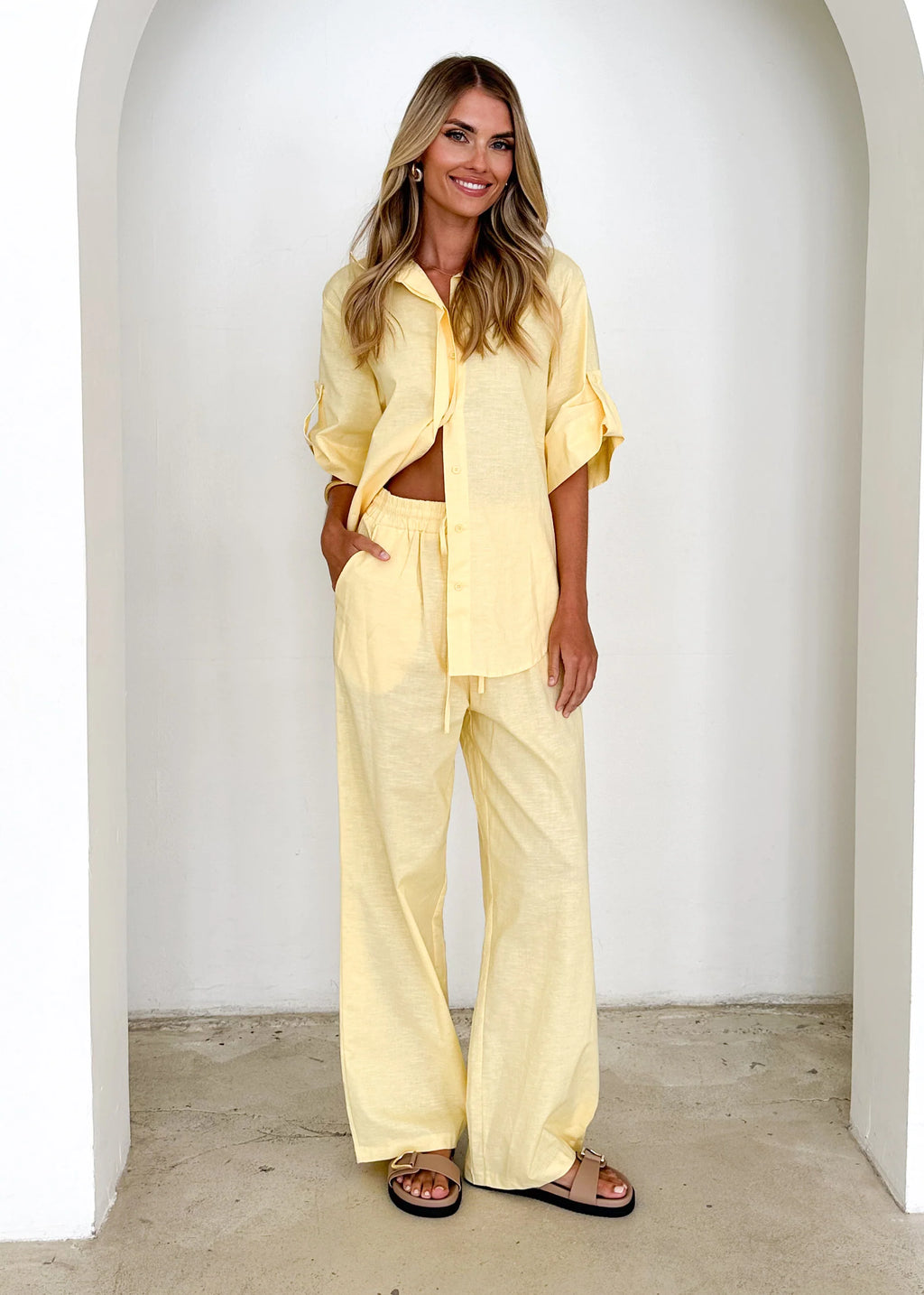 Kinsley Pants - Lemon