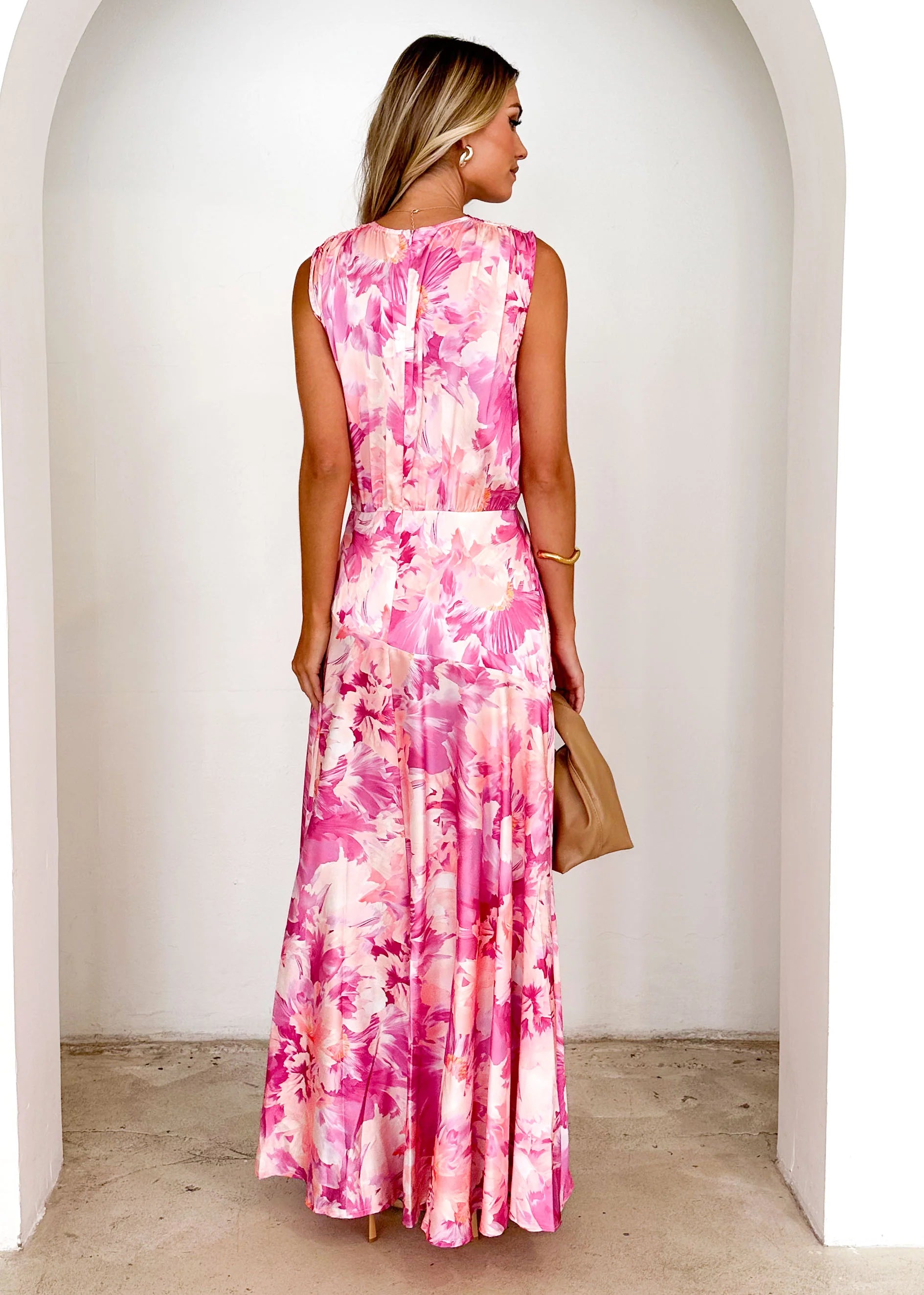 Divinity Maxi Dress - Pink Floral