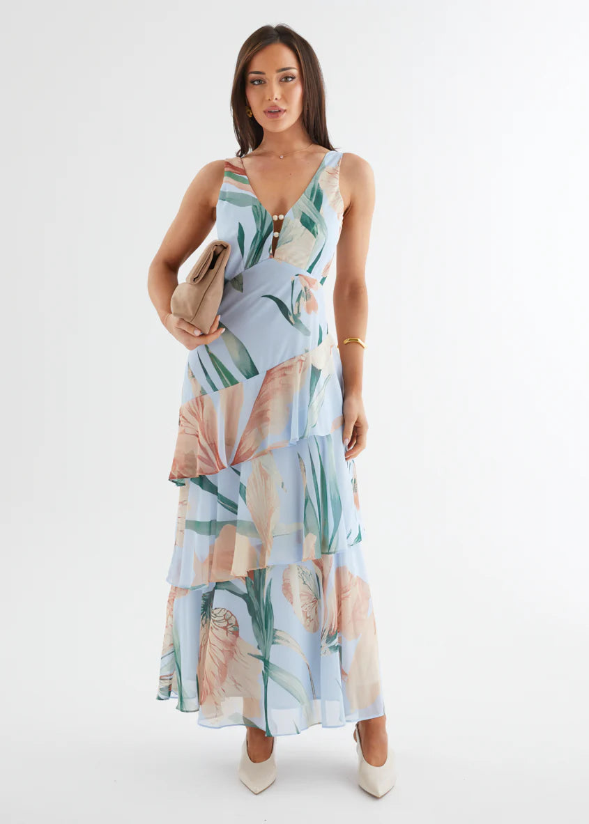 Souline Maxi Dress - Blue Oasis