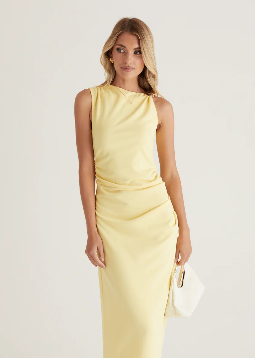Rosita Maxi Dress - Lemon