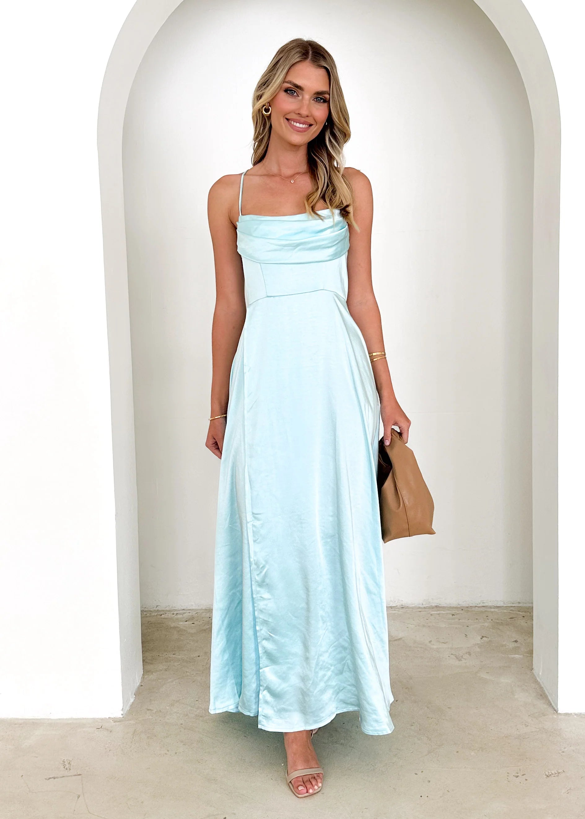 Mahala Maxi Dress - Ice Blue