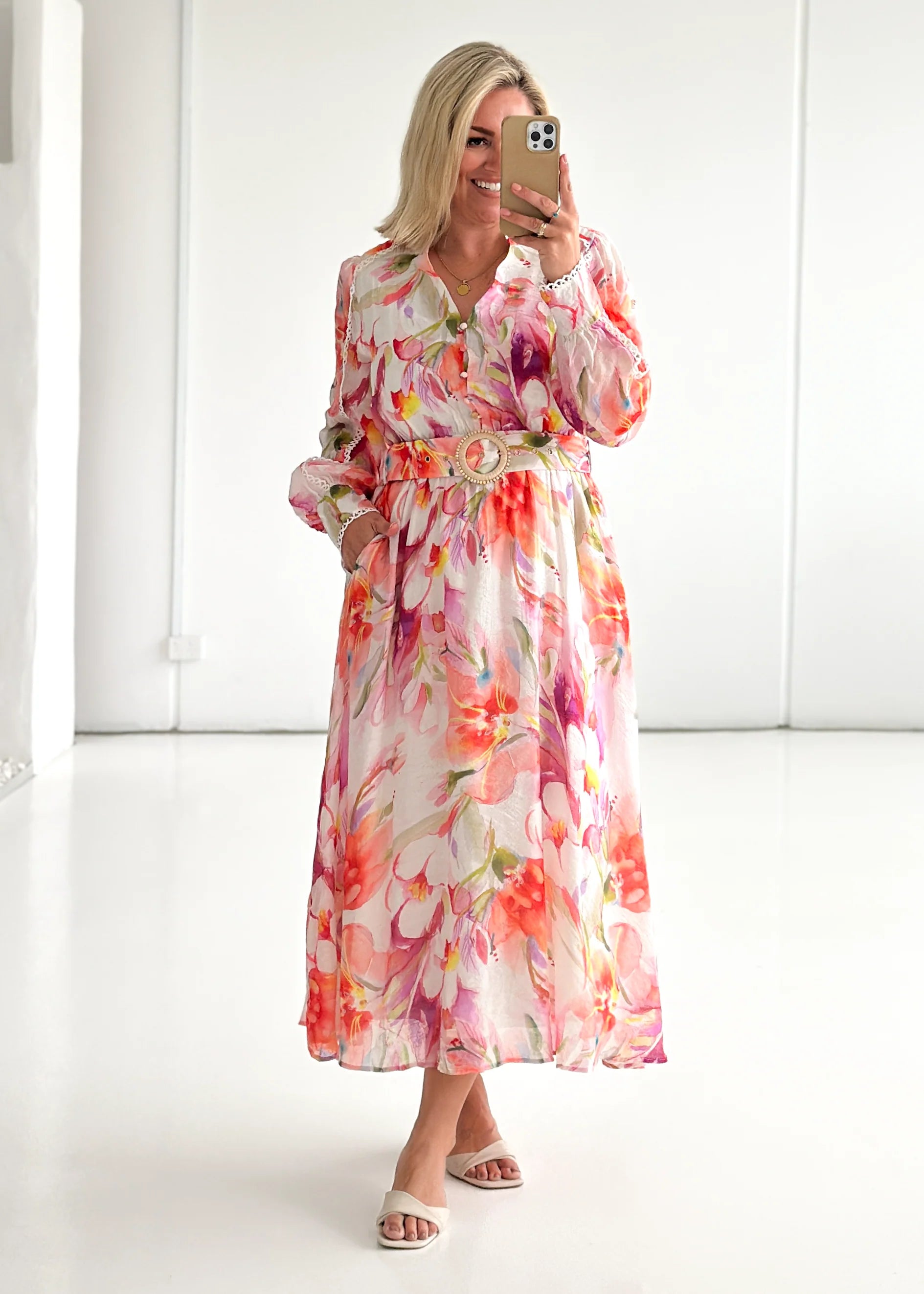 Milan Maxi Dress - Spring Bloom
