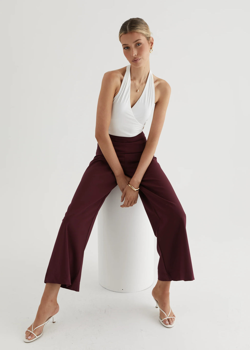 Newport Pants - Wine