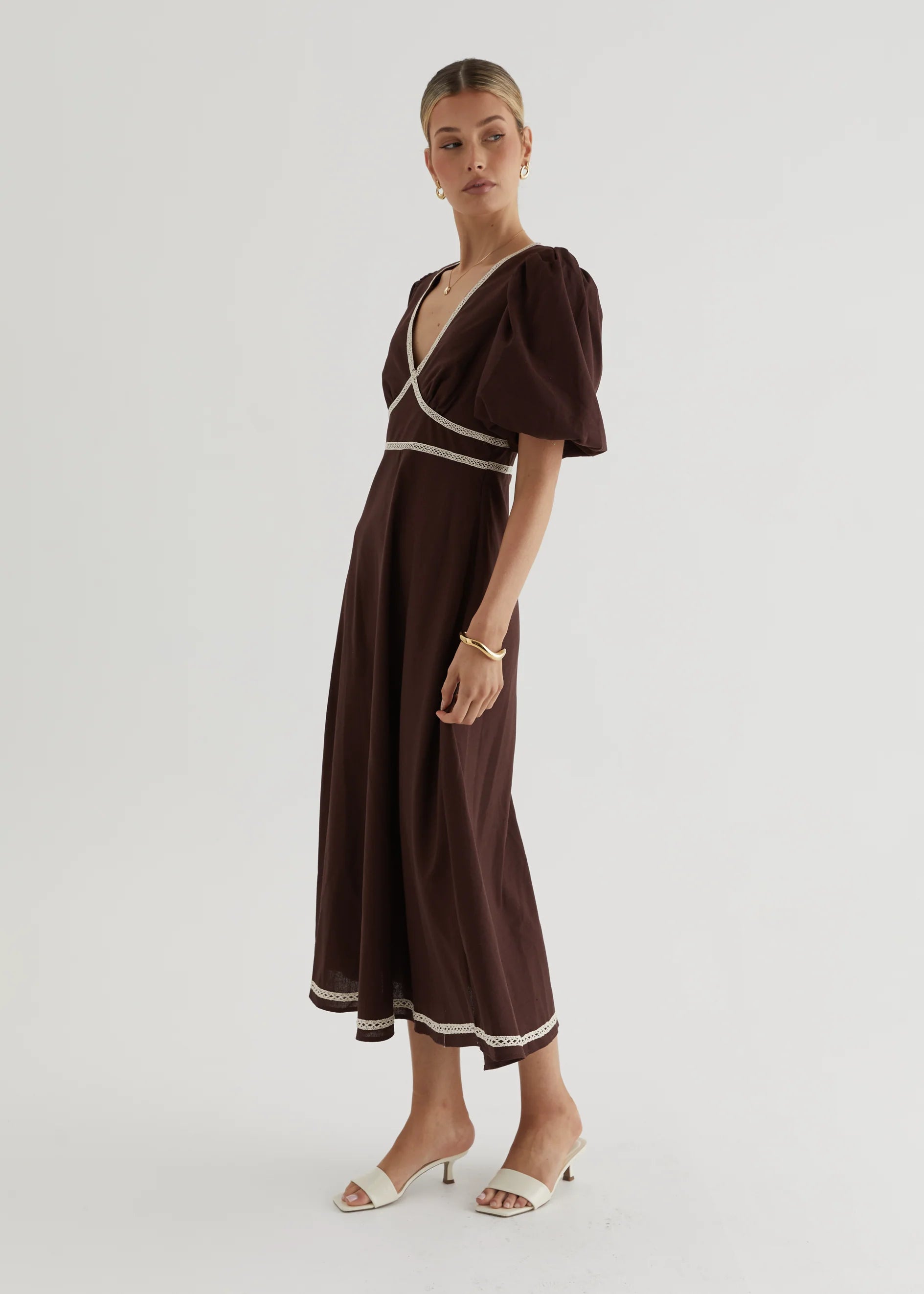 Ellodie Maxi Dress - Espresso